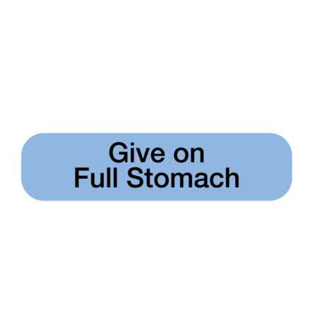 NEVS Give on Full Stomach 3/8" x 1-1/2" PAUXW-0031